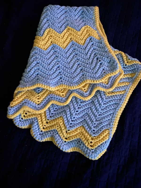 Baby Boy Wave Blanket